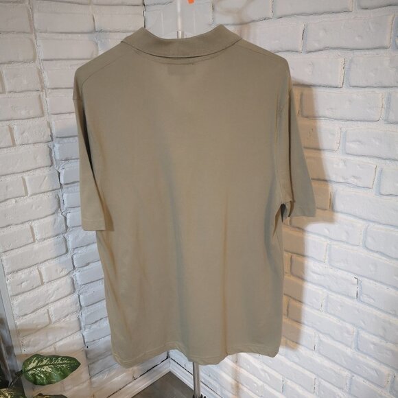 2/$20.00 Mix & Match - NWT Mountain Ridge Men's Short Sleeve Taupe Polo - Picture 2 of 9